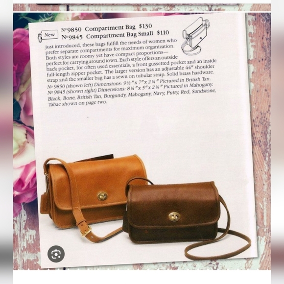 Vintage Coach Convertable Clutch Crossbody- British Tan- Made In The USA - Picture 11 of 16